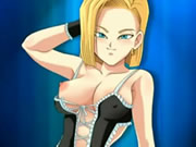 七龍珠同人動漫 沙魯和十八號 沉迷於肉體衝撞